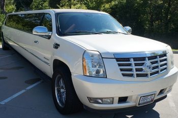 White Cadillac Escalade Limo 14-16 Passengers