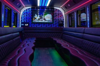 St. Louis Passenger Party Bus Interior